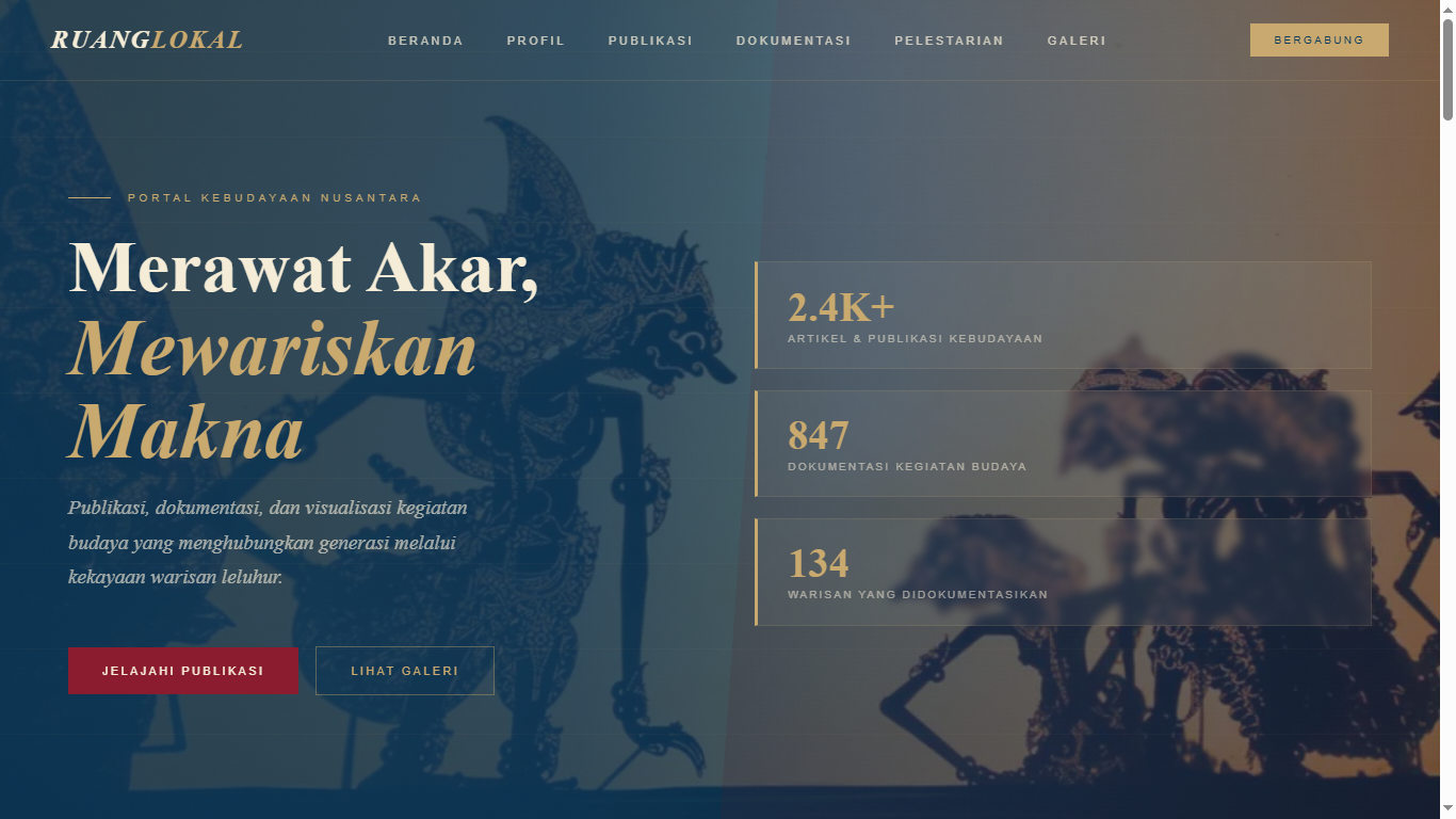 Cultural Website App